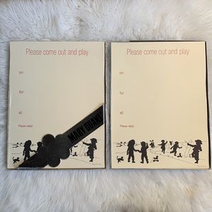 Vintage Mary Quant invitations